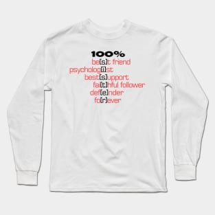 Sister qualities, best sister typographic print Long Sleeve T-Shirt